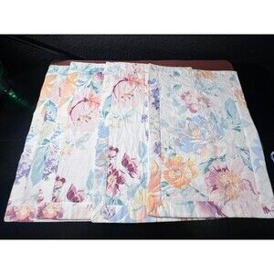 Waterford Vera Jane 17"x12" Quilted Floral Placemats Multicolor Set of 4